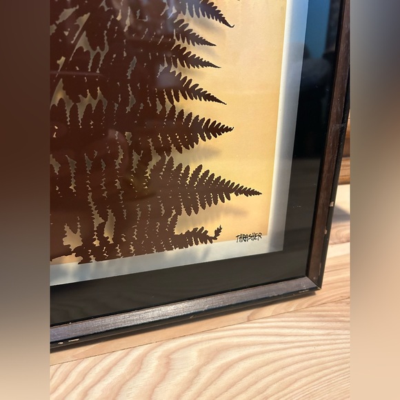 Vintage Virgil Thrasher Ferns Lithograph Art - Picture 2 of 7